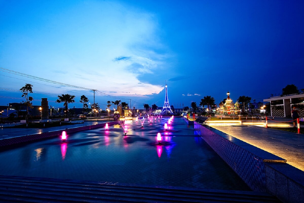Khu đô thị Cát Tường Phú Sinh - Cv nhạc nước ánh sáng về đêm