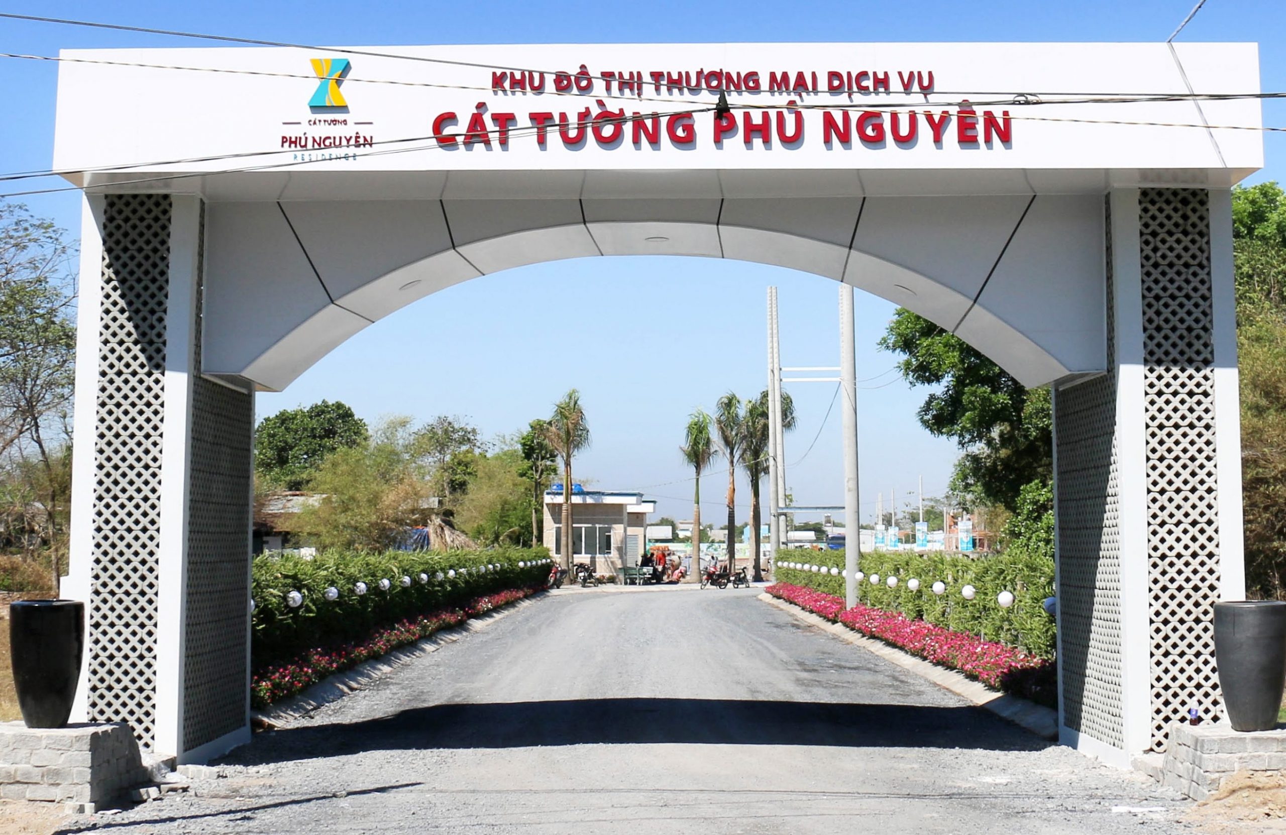 Cổng vào Khu đô thị Cát Tường Phú Nguyên