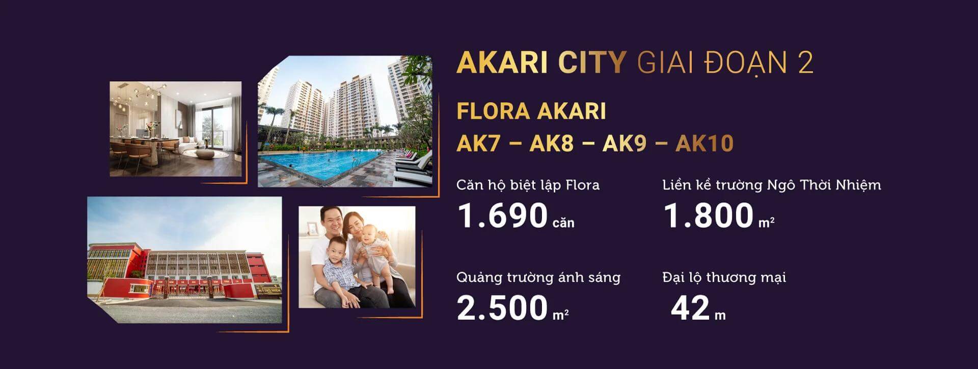 Giá bán Akari City giai đoạn 2 