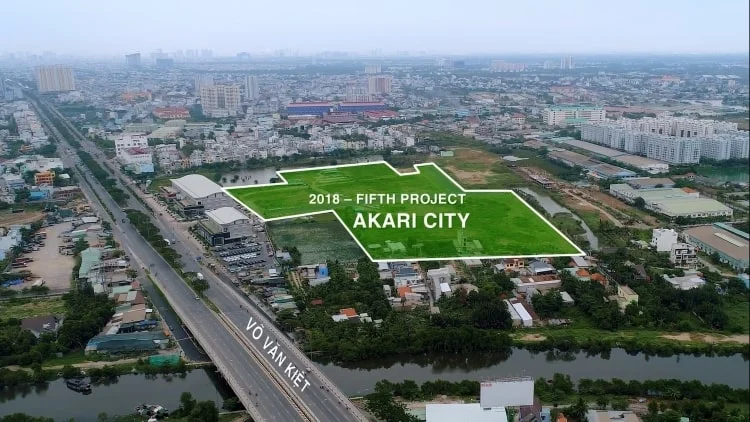 Vị trí dự án Akari City tọa lạc tại mặt tiền đường đại lộ Võ Văn Kiệt - Mua căn hộ Akari