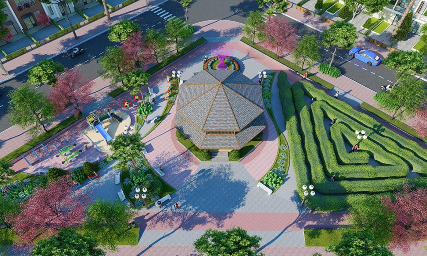 Hệ thống công viên xung quanh dự án