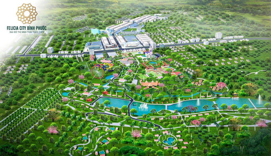 Phối cảnh Dự án Felicia city Bình Phước