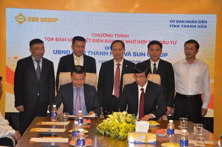 Lễ kí kết đầu tư Sun Group & Thanh Hóa