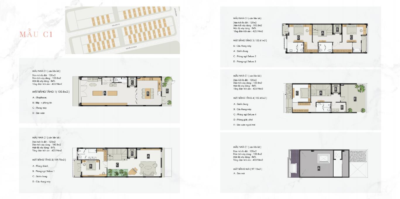 Thiết kế mẫu C1 - Dự Án Regal Pavillon Đà Nẵng