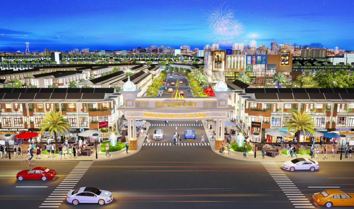 Khu phố Shop Thương Mại dự án DIC Victory City Hậu Giang