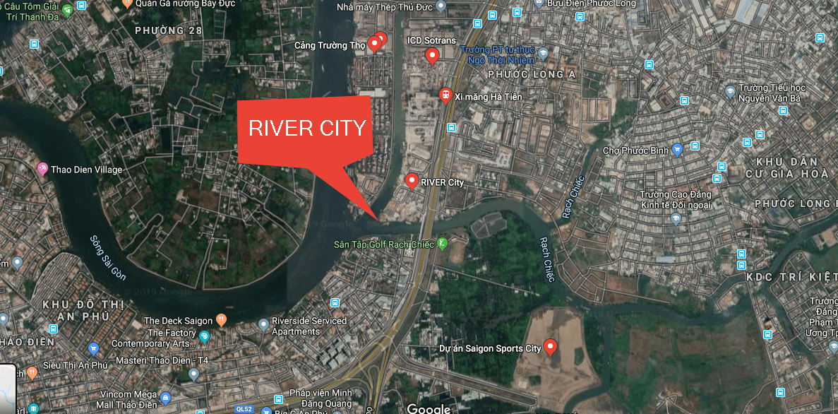 Vị Trí Dự Án River City Thủ Đức