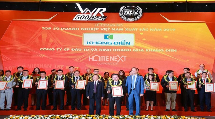 Chủ đầu tư Khang Điền vinh dự lọt Top 50 doanh nghiệp xuất sắc nhất năm 2019