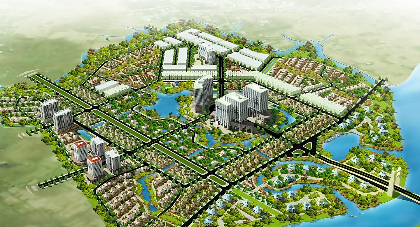 Phối cảnh Dự án Green Village Khang Điền