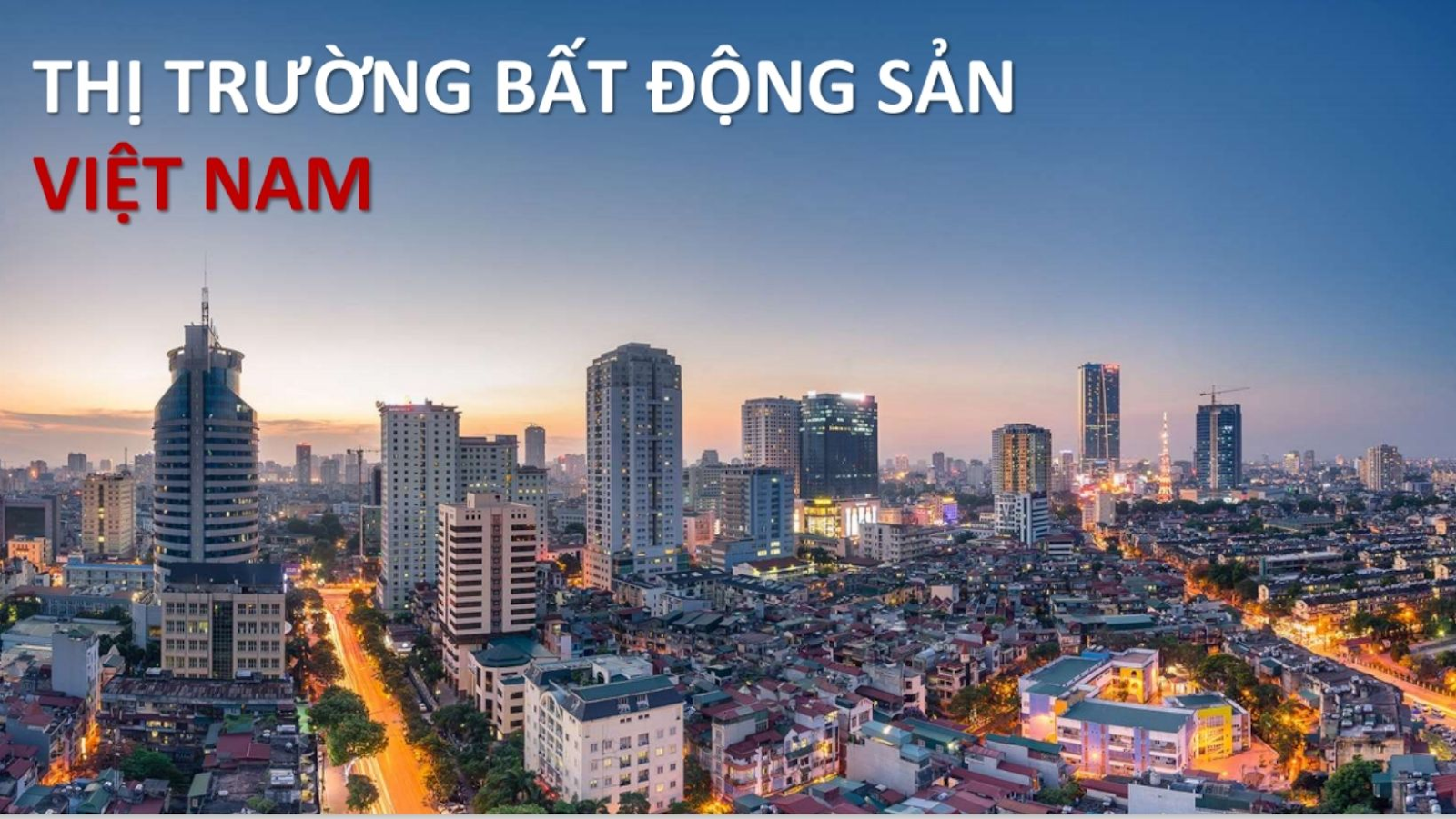 Thị trường bất động sản Việt Nam 2023