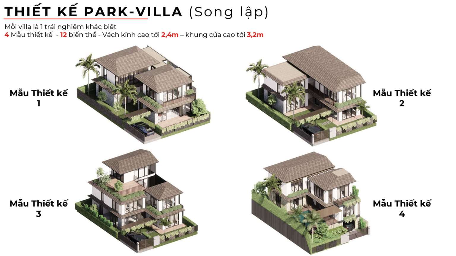 Thiết kế Park Villa (Song lập)